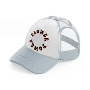 retro elements 112 grey trucker hat