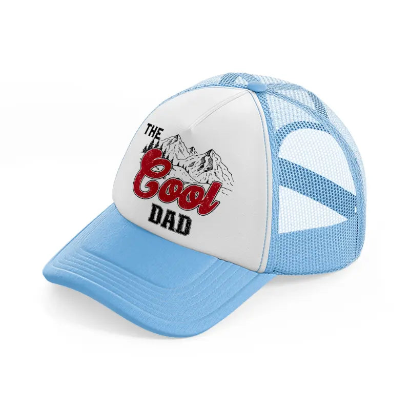 the cool dad-sky-blue-trucker-hat