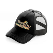 virginia black trucker hat