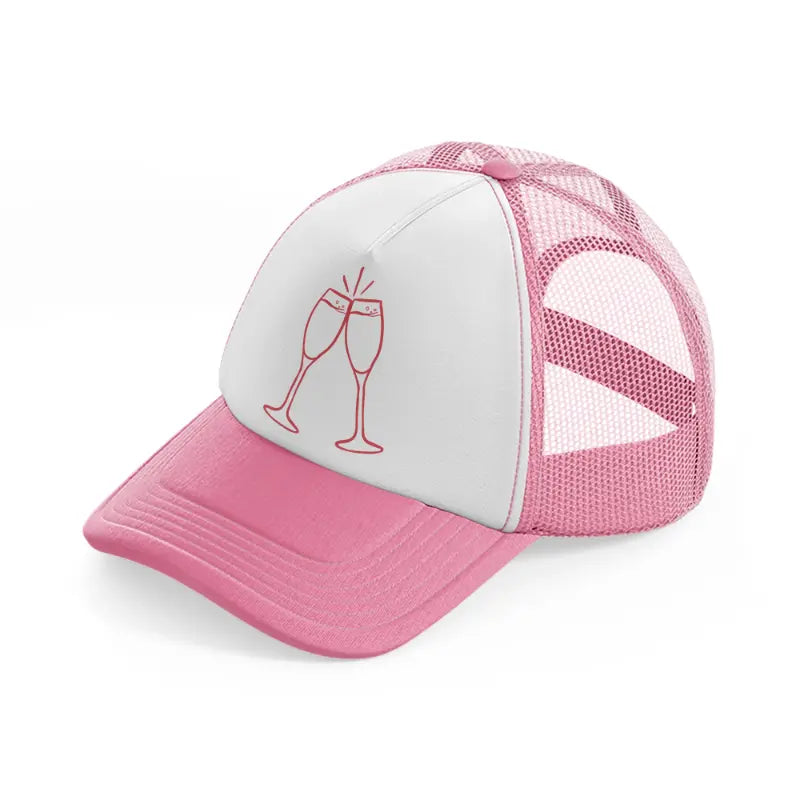 Pink - White