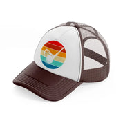 golf ball with stick retro-brown-trucker-hat