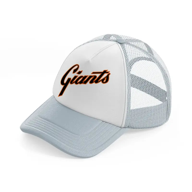 giants fan-grey-trucker-hat