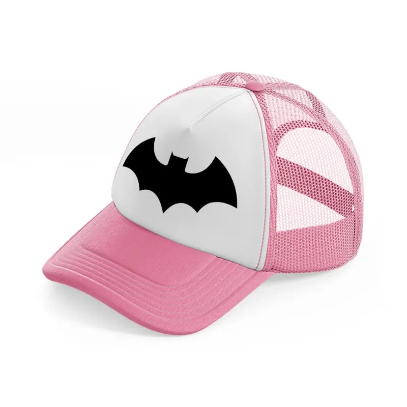 bat (1)-pink-and-white-trucker-hat