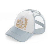 golf mom-grey-trucker-hat