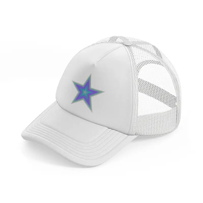 gradiant star-white-trucker-hat