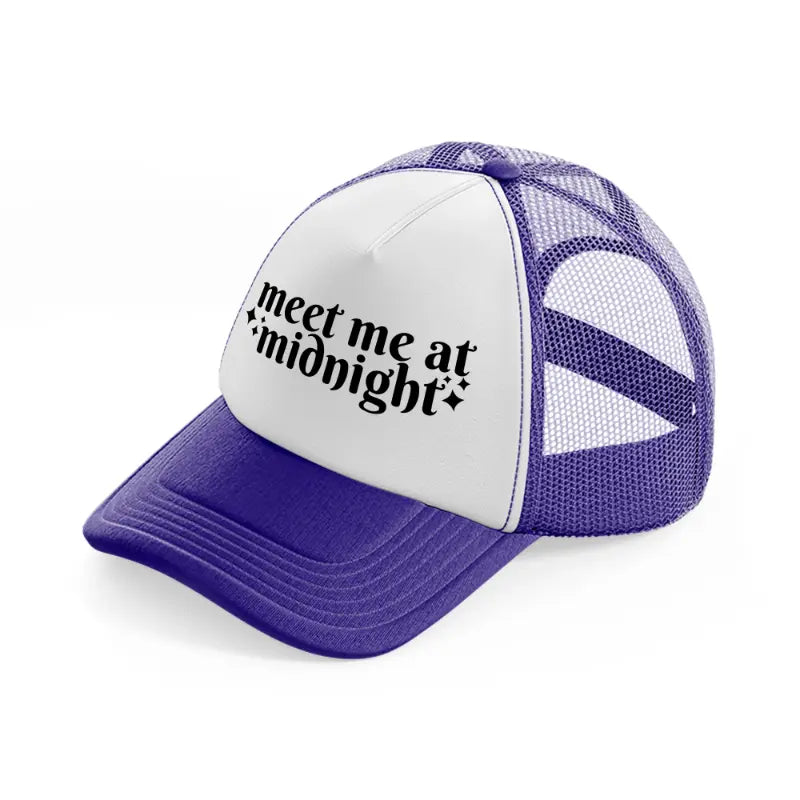 meet me at midnight-purple-trucker-hat