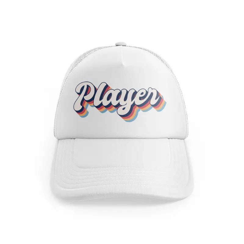player-white-trucker-hat