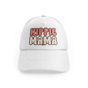 hippie mama (1) white trucker hat