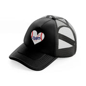 dodgers lover-black-trucker-hat