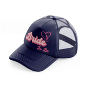 untitled 1 2 navy blue trucker hat