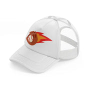 baseball catch-white-trucker-hat