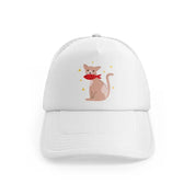 006 fish white trucker hat