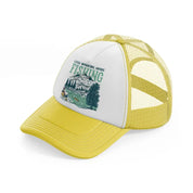 less working, more fishing-yellow-trucker-hat