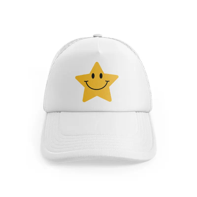Smiley Face Starwhitefront-view