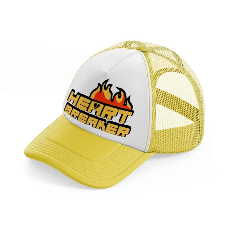 heart breaker-yellow-trucker-hat