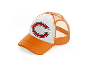c from chicago bears-orange-trucker-hat