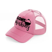 gone fishing transparent-pink-trucker-hat