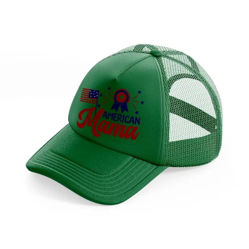 american mama-01-green-trucker-hat