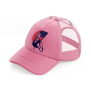 new england patriots vintage-pink-trucker-hat