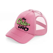 the chic one pink trucker hat