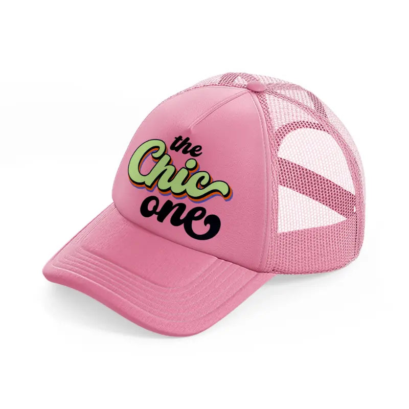 the chic one pink trucker hat