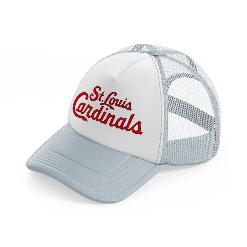 st louis cardinals retro-grey-trucker-hat