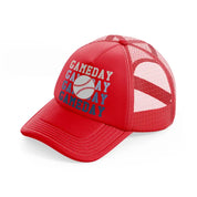 gameday red trucker hat