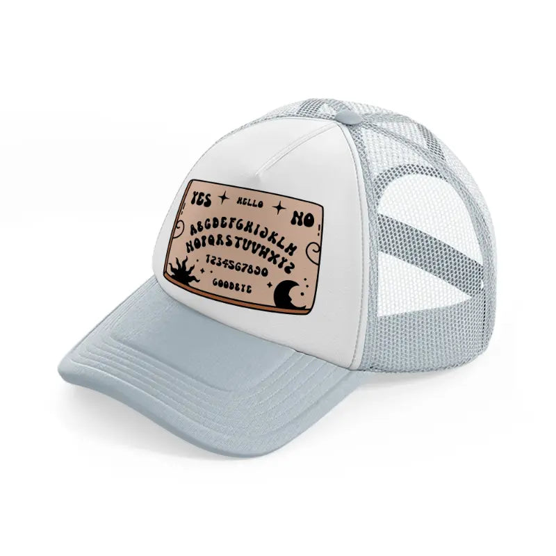 ouija board-grey-trucker-hat