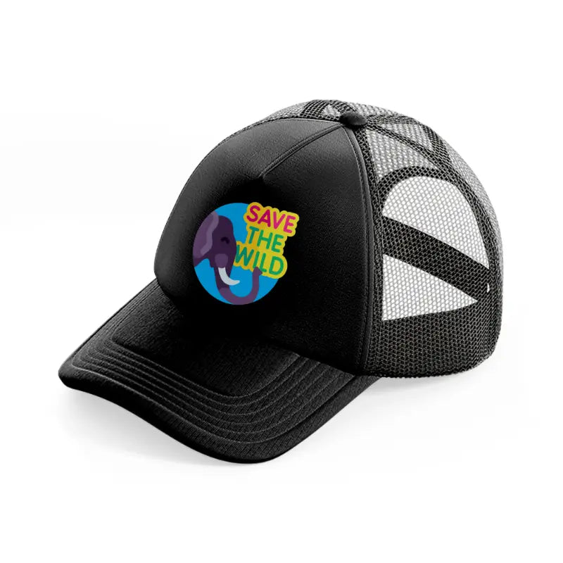 save-the-wild-black-trucker-hat