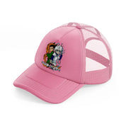 monster x hunter-pink-trucker-hat