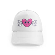 Flying Heart Stickerwhitefront-view