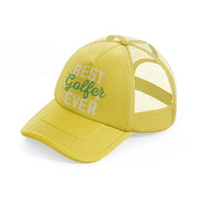 best golfer ever pink gold trucker hat