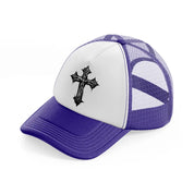 cross-purple-trucker-hat