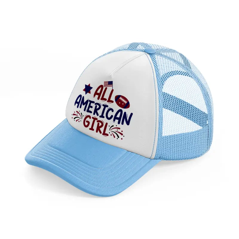 all american girl-01-sky-blue-trucker-hat