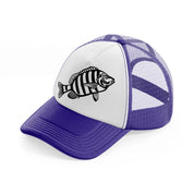 dory fish-purple-trucker-hat