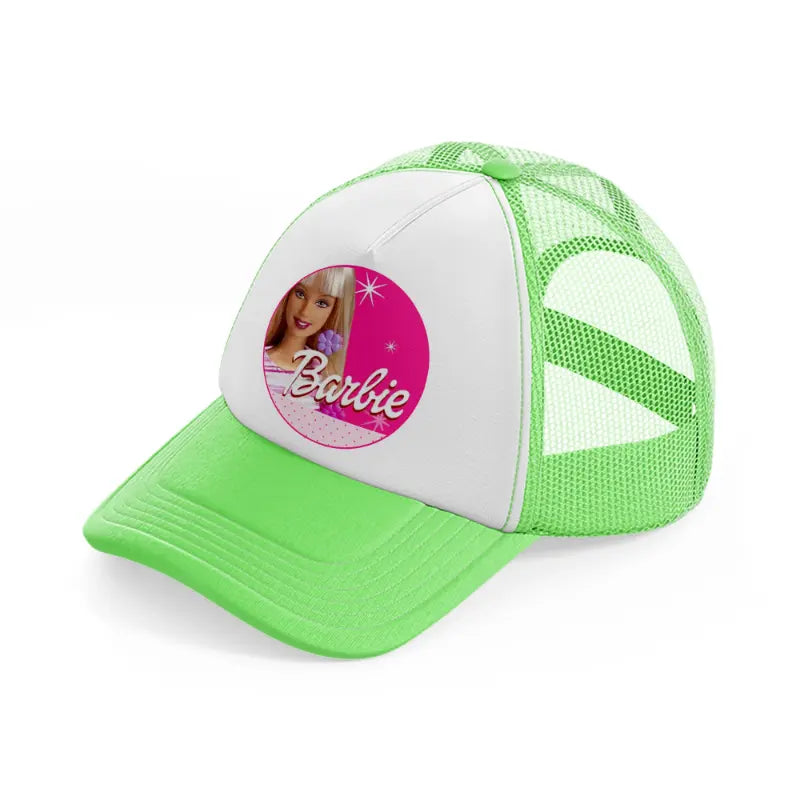 barbie doll-lime-green-trucker-hat