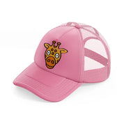 028-giraffe-pink-trucker-hat