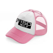 f.150 xlt-pink-and-white-trucker-hat
