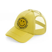 take it easy-gold-trucker-hat