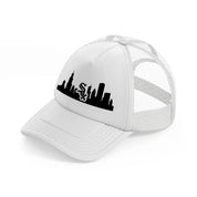 chicago white sox city shape white trucker hat