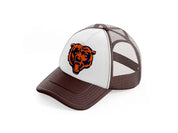 chicago bears emblem-brown-trucker-hat