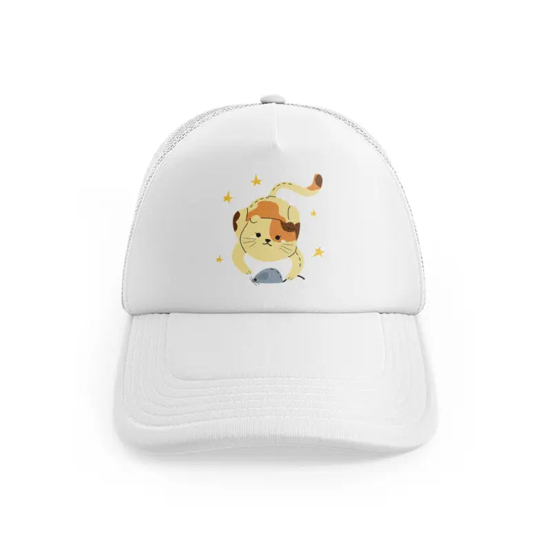 007-mouse-white-trucker-hat