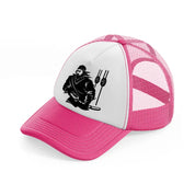 pirate crew vector-neon-pink-trucker-hat