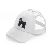 019-gorilla-white-trucker-hat