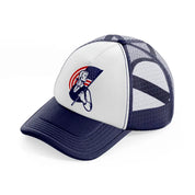 new england patriots vintage-navy-blue-and-white-trucker-hat
