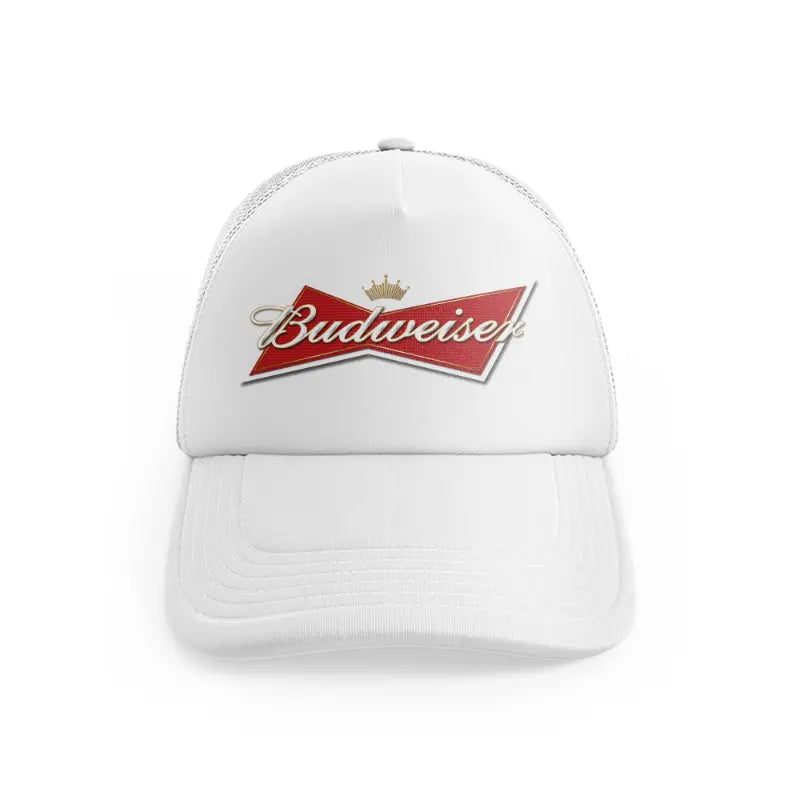 Budweiser Logo Whitewhitefront-view