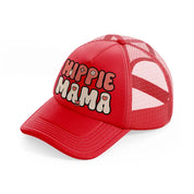 hippie mama (1)-red-trucker-hat