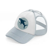 shark grey trucker hat