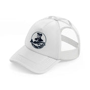 fisherman catch fish white trucker hat