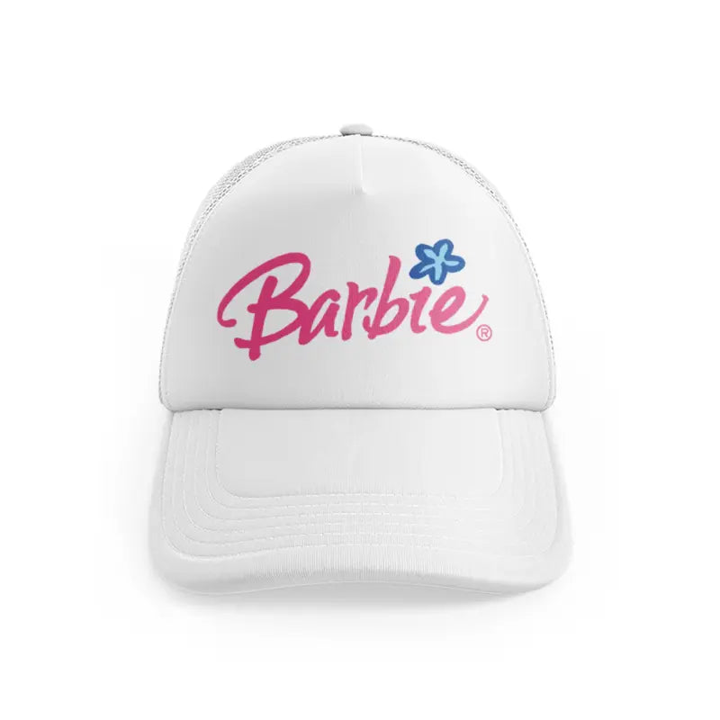 Barbie Logo Flowerwhitefront-view